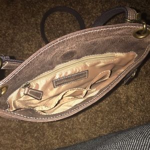 Leather concealed carry purse